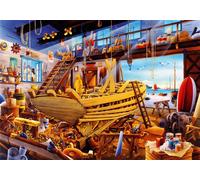 Puzzle Cantiere Navale 1000 Pezzi Bluebird
