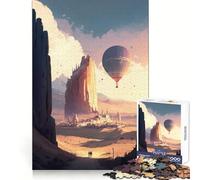 Puzzle Cappadocia da 1000 pezzi per adolescenti, stimolante per la mente, per un relax consapevole, con bordi lisci, elegante regalo di Natale (38x52cm)