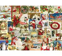 Puzzle Cartolina di Natale Vintage 1000 pezzi