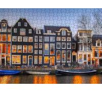 Puzzle casa Barca - Puzzle 1500 Pezzi per Adulti - Puzzles Giochi Rilassamento e Intelligence - Bene Confezionamento in Scatola - Stampa ad Alta Definizione - Puzzles Legno Impegnativi s7h-272