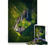 Puzzle "Cascata e Canyon" da 1000 pezzi per adulti, ideale per la chiarezza mentale, il relax e il divertimento, con bordi sottili Regalo perfetto (50x75cm)