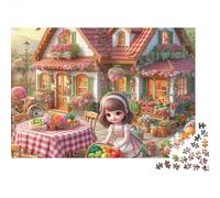 Puzzle "Cascata incantata" per adulti e bambini. Gioco di sfida impossibile da 1000 pezzi, educativo, decorativo per la casa, ideale come regalo. Dimensioni: 75x50 cm.