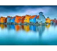Puzzle Case sull'Acqua a Groningen, Paesi Bassi