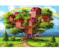 Puzzle Case sull'albero 1000 pezzi