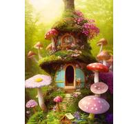 Puzzle Casetta di Funghi 1000 Pezzi
