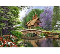 Castorland - Puzzle Cottage sul fiume - 1000 Pezzi