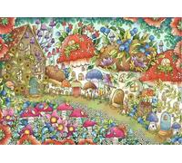 Puzzle casette di funghi e prato in fiore Ravensburger 1000 pezzi