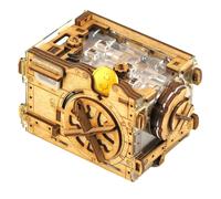 iDventure A-maze-ing Safe - scatola di legno per soldi - scatola rompicapo - puzzle 3D - regalo fidanzato - puzzle 3D - iq puzzle rompicapo - regalo per lui - Scatola rompicapo a Labirinto -