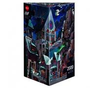 Puzzle - Castello Dell'orrore, Lupo - Triangolare 2000 Pezzi