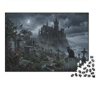 Puzzle Castello gotico dei vampiri 1000 Pezzi, Decorazione da Parete