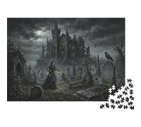 Puzzle Castello gotico dell'orrore 1000 Pezzi, Decorazione da Parete