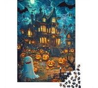Puzzle Castle Con 1000 Pezzi, Puzzle Jack - O'- Lantern Adulti, Gioco Diabilità Impossibile Puzzle Pittura Gioco Intellettivo Familiare Regalo Per Amore E Amico 1000pcs (75x50cm)