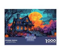 Puzzle Castle Con 1000 Pezzi, Puzzle Jack - O'- Lanterns Adulti, Gioco Diabilità Impossibile Puzzle Pittura Giochi Rilassamento E Intelligenza Regalo Per Amore E Amico 38x26cm/1000pcs