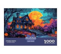 Puzzle Castle Da 1000 Pezzi, Puzzle Jack - O'- Lanterns Adulti, Gioco Diabilità Impossibile Giochi Rilassamento E Intelligenza Regalo Per Amore E Amico 70x50cm/1000pcs