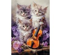 Puzzle Castorland Gattini Musicali 500 Pezzi
