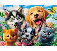 Puzzle Castorland selfie degli animali 120 pezzi