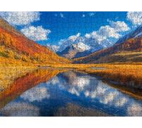 Puzzle catena montuosa Lago(3) - Puzzle 3000 Pezzi per Adulti - Puzzles Giochi Rilassamento - Bene Confezionamento Scatola - Stampa Alta Definizione Colori Brillanti-Puzzles Legno Impegnativi s7h-979