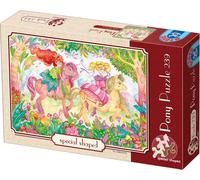 Puzzle cavallini colorati