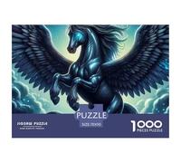 Puzzle Cavallo 1000 pezzi carta riciclata - Pegaso, cielo stellato, stimolante, 70x50 cm