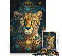 Puzzle Cheetah Cosmos da 1000 pezzi per ragazzi, ideale per sviluppare la concentrazione, per un divertimento spensierato e un regalo significativo (38x26cm)