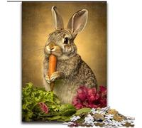 Puzzle Chef Rabbit per adulti e adolescenti, puzzle interessante per ridurre lo stress e interagire con i genitori (26x38cm)