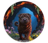 Puzzle Chinese Shar-Pei 1000 Pezzi Per Adulti E Ragazzi, Allenamento Per La Mente,gioco Rilassante Puzzle Con Rock Tunnel, Regalo Per Bambini E Adulti 1000pcs (67.5x67.5cm)