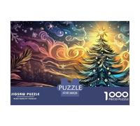 Puzzle Christmas Tree A 1000 Pezzi, Puzzle Dreamy Colors Adulti, Gioco Diabilità Impossibile Gioco Intellettivo Familiare Idea Regalo Uomo E Donna 38x26cm/1000pcs