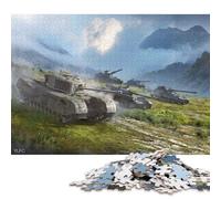 Puzzle Churchill VII del Regno Unito da 500 pezzi per adulti e puzzle in legno, gioco educativo per famiglie, 500 pezzi (52x38 cm)