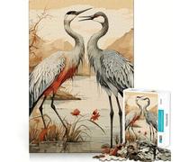 Puzzle "Cicogna dell'amore" per adulti, 1000 pezzi, gioco di abilità mentale, assemblaggio lento e divertente, regalo perfetto (38x26cm)