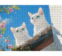 Puzzle Cielo gatto - Puzzle 1500 Pezzi per Adulti - Puzzles Giochi Rilassamento e Intelligence - Bene Confezionamento in Scatola - Stampa ad Alta Definizione - Puzzles Legno Impegnativi s7h-86