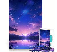 Puzzle "Cielo notturno tranquillo" per ragazzi, 1000 pezzi, stimola la memoria, gioco al chiuso, assemblaggio di immagini, regalo per le vacanze (38x52cm)