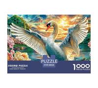 Puzzle Cigno 1000 Pezzi | Difficile E Sfidante | Giochi Di Puzzle E Decorativo Per Casa 38x26cm/1000pcs