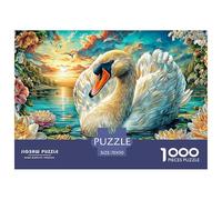 Puzzle Cigno 1000 Pezzi | Difficile E Sfidante | Giochi Di Puzzle E Decorativo Per Casa 70x50cm/1000pcs