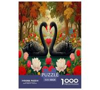 Puzzle Cigno dell'amore 1000 Pezzi Per Adulti E Bambini - Giochi Stimolanti Per Tutta La Famiglia, 38x26cm/1000pcs