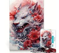 Puzzle cinese Sakura Dragon da 1000 pezzi per adulti, gioco di logica e rilassamento, ideale come regalo di Natale (50x75cm)