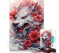 Puzzle cinese Sakura Dragon per adolescenti, 1000 pezzi, gioco rilassante, evasione, bordi precisi, (38x52cm)