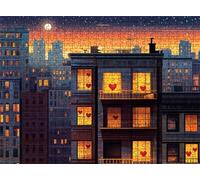 Puzzle Città architettura - Puzzle 3000 Pezzi per Adulti - Puzzles Giochi Rilassamento - Bene Confezionamento in Scatola - Stampa Alta Definizione Colori Brillanti - Puzzles Legno Impegnativi s7h-125