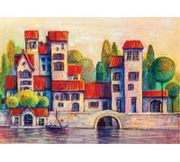 Puzzle Città nella natura 1000 pezzi ART PUZZLE