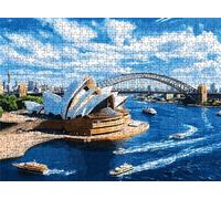 Puzzle Città ponte - Puzzle 1500 Pezzi per Adulti - Puzzles Giochi Rilassamento - Bene Confezionamento in Scatola - Stampa ad Alta Definizione Colori Brillanti - Puzzles Legno Impegnativi s7h-243