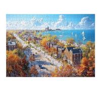 Puzzle Città, Puzzle 2000 Pezzi Arte per Adulti, Regalo Uomo e Donna -4635 | Legno, Spessore 2 mm, Giochi per Famiglie, con Scatola e Poster, Accessori Completi, Decorazioni Casa, Dimensioni: 100x71cm