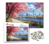 Puzzle Città Puzzle 3000 Pezzi Paesaggio, Adulti e Adolescente Divertente Giocattolo per Giocare, Impegnativi Impossibile Jigsaw con Poster e Borsa Chiusa per Decorazioni Casa Parete Regalo D-5