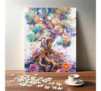 Puzzle Classici 1000 Pezzi per Adulti Albero dei Fiori 75 x 50 cm Jigsaw Puzzles Puzzle Giocattolo Decompressivo Intellettuale Educativo Divertente Gioco per Famiglie Puzzles 1000 pcs