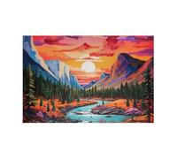 Puzzle Classici 1000 Pezzi per Adulti Fiume di Montagna Nella Giungla 75 x 50 cm Jigsaw Puzzles Puzzle Giocattolo Decompressivo Intellettuale Educativo Divertente Gioco per Famiglie Puzzles 1000 pcs
