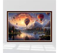 Puzzle Classici 1000 Pezzi per Adulti Mongolfiera All'Alba 75 x 50 cm Jigsaw Puzzles Puzzle Giocattolo Decompressivo Intellettuale Educativo Divertente Gioco per Famiglie Puzzles 1000 pcs