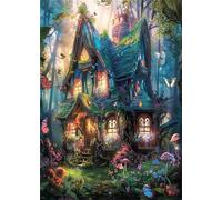 Puzzle Classici 120 Pezzi per Adulti Paesaggio della Casa Sull'Albero 25 x 20 cm Jigsaw Puzzles Puzzle Giocattolo Decompressivo Intellettuale Educativo Divertente Gioco per Famiglie Puzzles 120 pcs