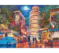 Puzzle Classici 1314 Pezzi per Adulti Architettura Retrò 75 x 50 cm Jigsaw Puzzles Puzzle Giocattolo Decompressivo Intellettuale Educativo Divertente Gioco per Famiglie Puzzles 1314 pcs