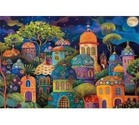 Puzzle Classici 1314 Pezzi per Adulti Città dei Cartoni Animati 75 x 50 cm Jigsaw Puzzles Puzzle Giocattolo Decompressivo Intellettuale Educativo Divertente Gioco per Famiglie Puzzles 1314 pcs
