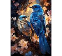 Puzzle Classici 1314 Pezzi per Adulti Fiori Uccelli 75 x 50 cm Jigsaw Puzzles Puzzle Giocattolo Decompressivo Intellettuale Educativo Divertente Gioco per Famiglie Puzzles 1314 pcs