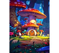 Puzzle Classici 1314 Pezzi per Adulti Fungo dei Cartoni Animati 75 x 50 cm Jigsaw Puzzles Puzzle Giocattolo Decompressivo Intellettuale Educativo Divertente Gioco per Famiglie Puzzles 1314 pcs