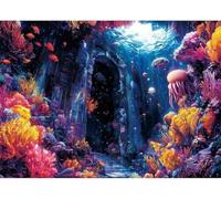 Puzzle Classici 1314 Pezzi per Adulti Paesaggio Corallino 75 x 50 cm Jigsaw Puzzles Puzzle Giocattolo Decompressivo Intellettuale Educativo Divertente Gioco per Famiglie Puzzles 1314 pcs